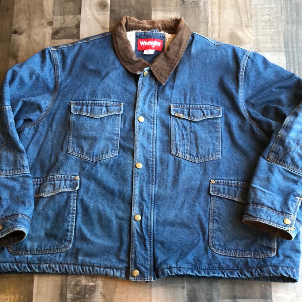 Wrangler heroes, Sherpa lined denim jacket